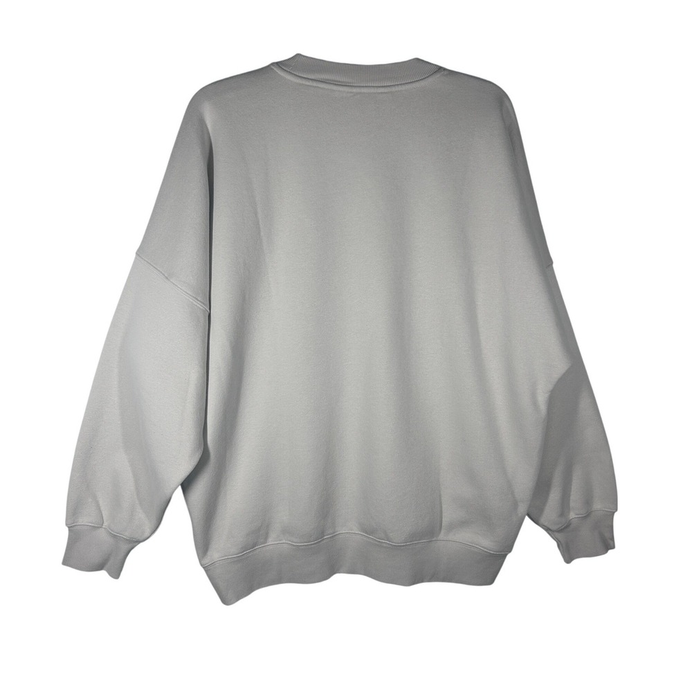 Tuff Athletics Matte Pearl Crewneck Sweatshirt Oversized Comfort Size Large NEW - Picture 2 of 9